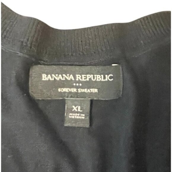 BANANA REPUBLIC Women's Size XL Forever Pullover Sweater in Black - Picture 8 of 10